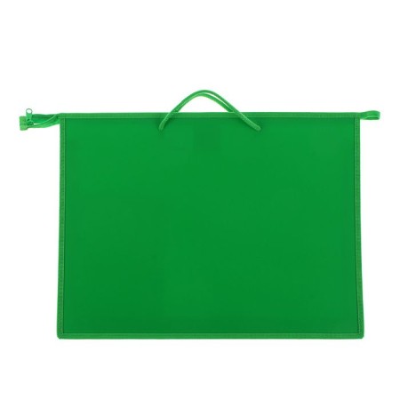 Folder for drawings and drawings A3, 420 x 343 x 50 mm, 0.9 mm, handles, plastic, lightning from above, "standard" pr 3, salad