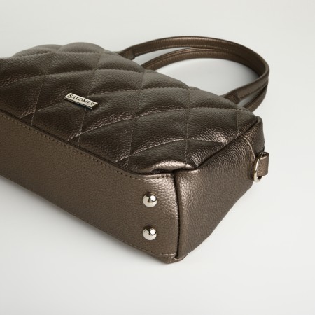 Women's bag with lightning, bronze color-5
