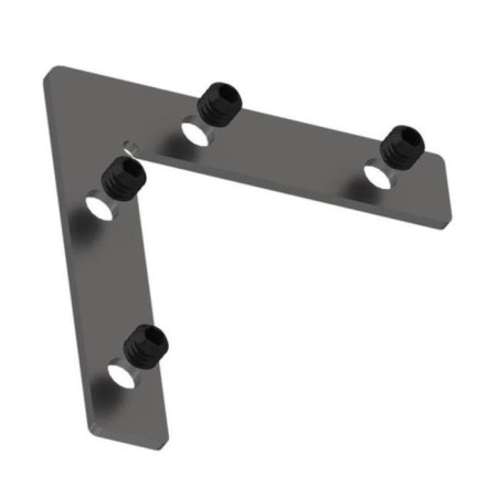 Connector L-shaped FLUM (2 pcs. Included), black color