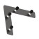 Connector L-shaped FLUM (2 pcs. Included), black color