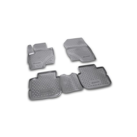 Rugs in the salon Mitsubishi Colt 3D 10/2009-2016, 4 pcs. (polyurethane)