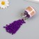 Round 6/0 beads in the bottle "Deep purple" 2x20 g set 2 pcs
