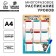 Schedule of lessons "Mini Chibiki" A4, reusable magnetic with marker