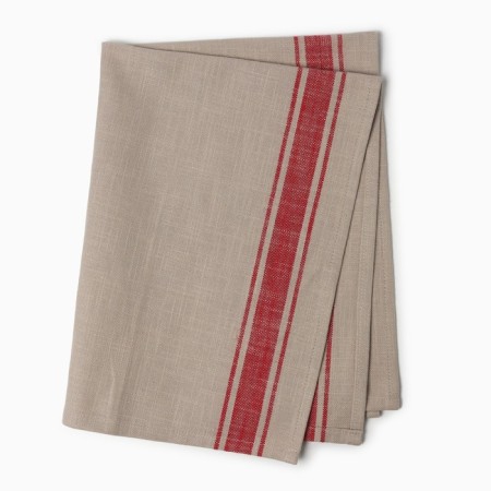 The towel Ethel "Stripes", col. red, 50x70 cm, 100% HL-3