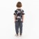 Pants for a boy, gray color, height 140 cm