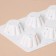 Konfinetta baking form “Sweets. Puding ”, silicone, 25.8 × 17.8 × 3 cm, 6 cells (D = 7 cm), white color