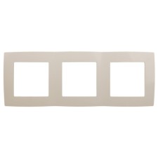 The frame for the switch for 3 posts, era12, ivory
