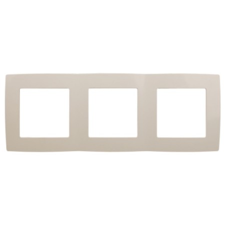 The frame for the switch for 3 posts, era12, ivory