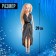 Carrier -model “Ksenia - Fashion show” in a silver dress