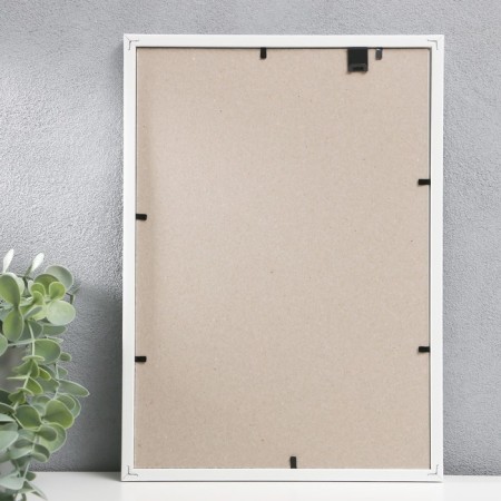 Photo frame plastic 21x30 cm (Paspartt 15x20 cm), white-2