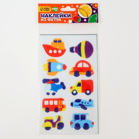 Fetter stickers "Transport", 11 x 18.5 cm, 10 pcs-5