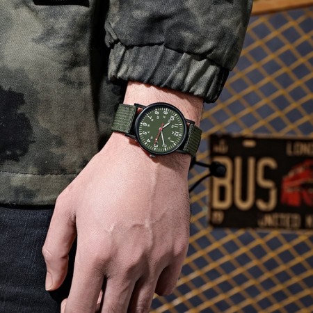 Men's wrist, luminous, khaki watches-1