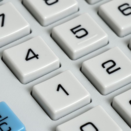 Desktop calculator (large accounting) 12-bit, Skainer SK-777XWH, double power, 157 x 200 x 32 mm, white-2