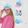 Baby cap for GRL PWR girl, blue color, rr. 52-54