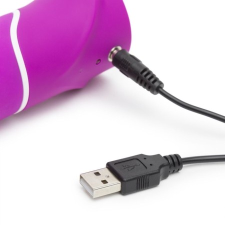 Vibrator with double stimulation of Happy Rabbit Curves, 25.4 cm, purple-4