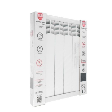 Aluminum radiator Royal Thermo Revolution 500, 6 sections-1