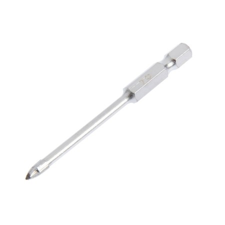 Ceramics drill, carbide tundra, cross tip, six. Saar, 4 mm