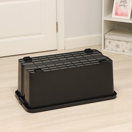 Storage container with a lid "Economy", 75 l, 79 × 41.5 × 33 cm, color mix-4