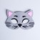 Carnival mask "cat" felt