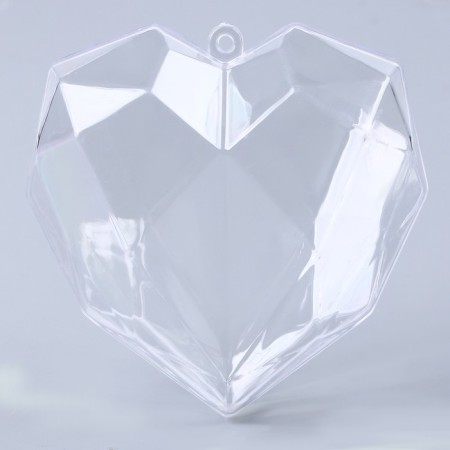 The basis for creativity and decoration "Heart", set of 2 pcs., Size 1 pc. - 10 × 10 × 6 cm