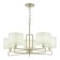 Suspended EVOLUCE lamp. Sle105803-05. Danae. 5x40 watts, E14, 68.5x68.5x37 cm, matte gold color