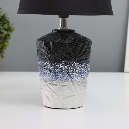 Table lamp "Dunmei" 1x40W E14 black/white 19.5x19.5x35cm-3
