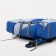 Tourist backpack, TAIF, 65 liters, cord department, 2 outer pockets, 2 side pockets, blue color