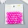 Beads for creativity plastic "Pink fuchsia" set 20 g d = 1 cm