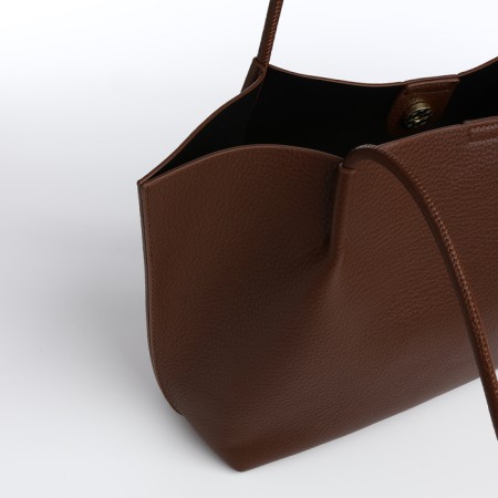 Bag Women's Shoper on Magnet, Dark Brown-5