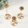 Summary Metal "Sophisticated cone" d = 2 cm, set 3 pcs H = 22 cm, 17 cm, 11.5 cm