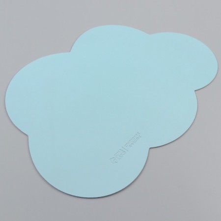Rug for a bowl “cloud”, 39 x 27 cm, mint color-1