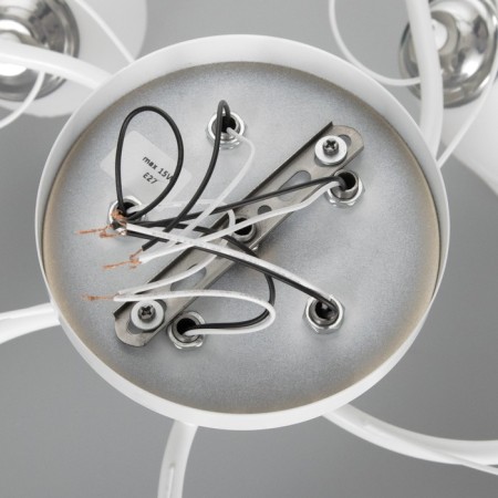 Nicole chandelier 5x15W E27 White Bayerlux-5