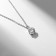 Dream Coke Sea, white color in silver, 45 cm