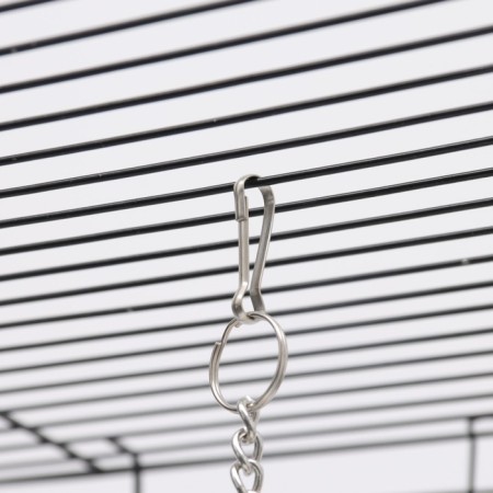 Bird nest with a bell, 13 x 28 cm, vine-6