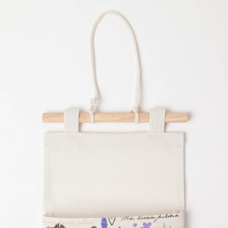 Textile pocket "grandmother" 2 departments, 41x20 cm-2