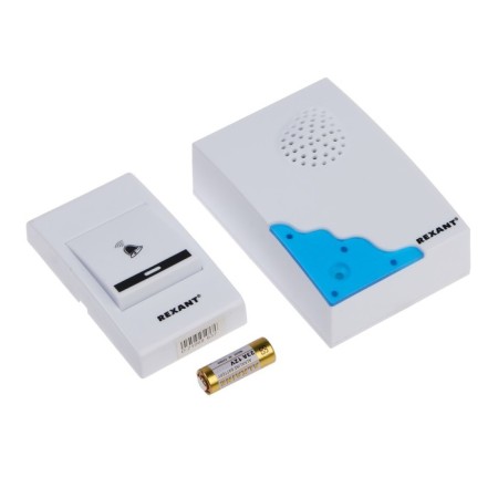 Rexant RX-1 call, wireless, 36 melodies, 80 m, from batteries/220 V, white-3