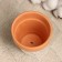 Pot "Trapezius" Terracott with a pattern, 10x9cm, mix