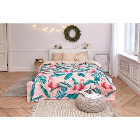 Ethel Coverpes Euro Tropical Flamingo, 190*205 cm, microfiber-4