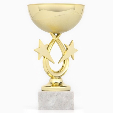 Cup 156, award figure, gold, a stone, 17.7 x 9.8 x 6.1 cm.-2