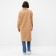 Jacket elongated female minku beige color, rr 46