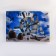 Carty clock is wall-mounted, interior "helm and yacht in the sand", silent, 25 x 35 cm