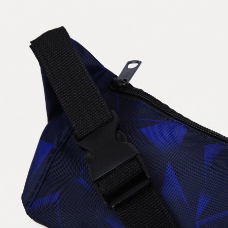 Lightning waist bag, outer pocket, dark blue color-3