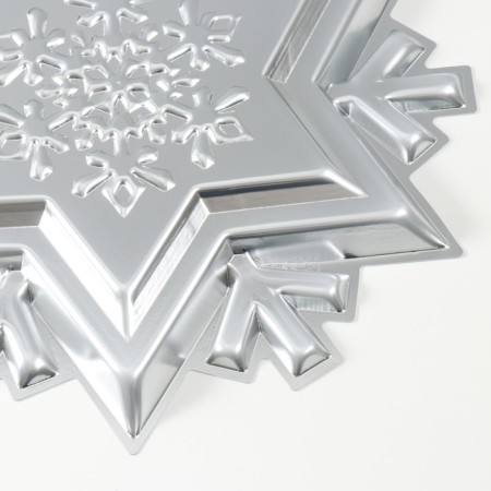 Figure "Snowflake" Small silver, half, 38x36 cm-2