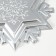 Figure "Snowflake" Small silver, half, 38x36 cm