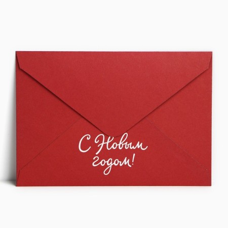 Gift envelope "Happy New Year", bullfinch, 16 x 11 cm, New Year-1