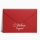 Gift envelope "Happy New Year", bullfinch, 16 x 11 cm, New Year