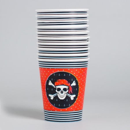 A single -paper glass "Pirate", 250 ml-1