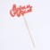 Topper "Happy New Year. Cap", 15x10 cm, red give beautifully