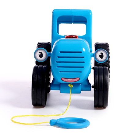 Musical catalka "Blue Tractor" with a stick-5