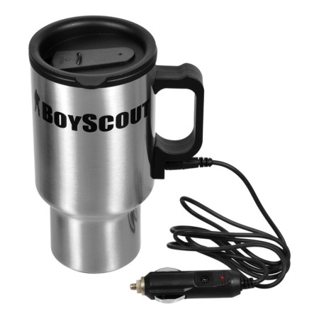 Boyscout thermal circle car, 450 ml, stainless steel, 12V + USB-1